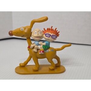 1997 Rugrats Tommy Chuckie Spike Dog Figure DecoPac Cake Topper